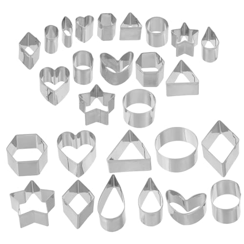 VILLCASE 30stücke Teiliges Polymer Clay Ausstecher Für Ohrringe Edelstahl Formen Für Schmuckherstellung Diy Zubehör Für Polymer Clay Ohrringe Und Schmuckprojekte von VILLCASE