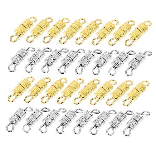 VILLCASE 1 Satz Schraubverschluss Aus Legierung Für Diy Armbänder Langlebige Glänzende Verbindungselemente Für Schmuckreparatur Herstellung 120 Stück VILLCASE 1 Satz Schraubverschluss Aus Legierung Für Diy Armbänder Langlebige Glänzende Verbindungselemente Für Schmuckreparatur Herstellung 120 Stück von VILLCASE