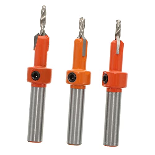 VILLCASE 1 Satz Senkbohrer Gegenversinken Versenken Granit Loch Holzbearbeitung Fase Kernbohrer Bohren Holzkorkbohrer Schlagbohrer Hochgeschwindigkeitsstahl Orange 3 Stück VILLCASE 1 Satz Senkbohrer Gegenversinken Versenken Granit Loch Holzbearbeitung Fase Kernbohrer Bohren Holzkorkbohrer Schlagbohrer Hochgeschwindigkeitsstahl Orange 3 Stück von VILLCASE
