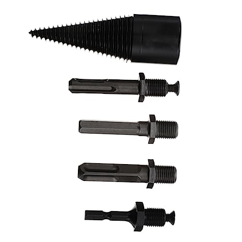 VILLCASE 1 Satz Teiliges Kegelbohrer Set für Holzspalter Effiziente Brennholzbohrer mit Rutsch Design Hochwertige Holzspaltwerkzeuge für Eiche Hickory und Walnuss für Bohrmaschinen VILLCASE 1 Satz Teiliges Kegelbohrer Set für Holzspalter Effiziente Brennholzbohrer mit Rutsch Design Hochwertige Holzspaltwerkzeuge für Eiche Hickory und Walnuss für Bohrmaschinen von VILLCASE