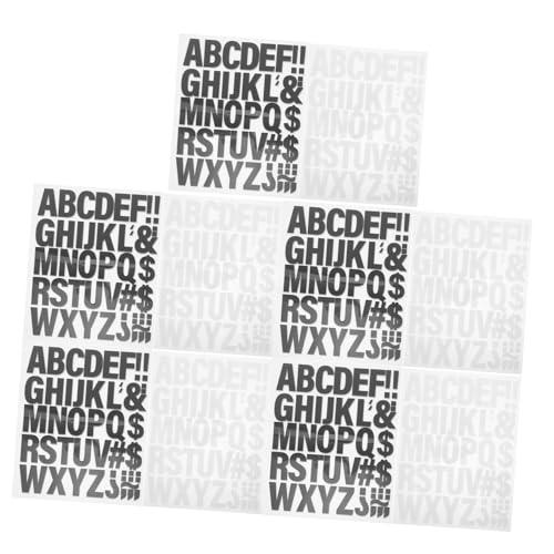 VILLCASE 10 Blatt Bügelbuchstaben Eisen Bügelbuchstaben für Kleidung Diy Bastelprojekte Zuverlässige Haftung Einfache Anwendung für T Shirts Taschen Jacken Vielseitig Einsetzbar von VILLCASE