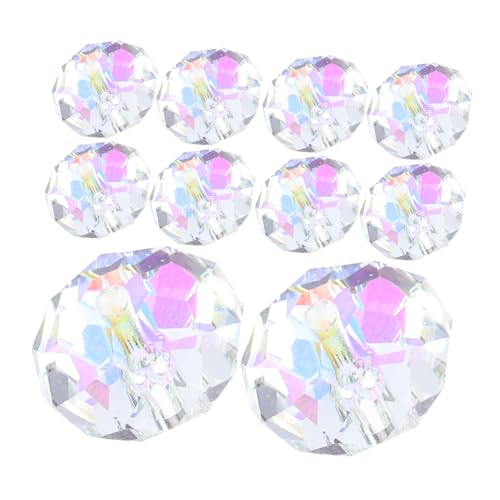 VILLCASE 10 Stück Funkelnde Rhinestone Perlen für Diy Schmuckherstellung Armbänder Windspiele und Bastelprojekte von VILLCASE