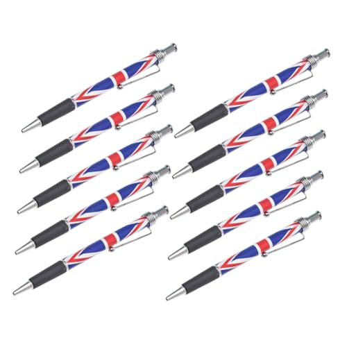 VILLCASE 10 Stück Kugelschreiber Mit Flagge Glatter Kugelschreiber Komfortabler Griffstift Büro Stift Home-office-stift Patriotische Stifte Schreiben Von Stiften Patriotischer Stift Metall VILLCASE 10 Stück Kugelschreiber Mit Flagge Glatter Kugelschreiber Komfortabler Griffstift Büro Stift Home-office-stift Patriotische Stifte Schreiben Von Stiften Patriotischer Stift Metall von VILLCASE