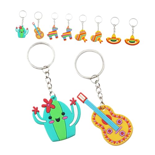 VILLCASE 10 Stück Mexikanische Schlüsselkette Mexikanische Souvenirs Cartoon -schlüsselanhänger Schlüsselanhänger-zubehör Schlüsselanhänger Zum Aufhängen Geldbörse Schlüsselanhänger Pvc VILLCASE 10 Stück Mexikanische Schlüsselkette Mexikanische Souvenirs Cartoon -schlüsselanhänger Schlüsselanhänger-zubehör Schlüsselanhänger Zum Aufhängen Geldbörse Schlüsselanhänger Pvc von VILLCASE