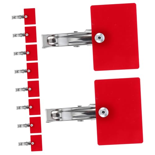 VILLCASE 10 Stück Preisdisplay Tischaufsteller für Menüs Wiederverwendbare Clips für Bäckerei Langlebig und Benutzerfreundlich Rot VILLCASE 10 Stück Preisdisplay Tischaufsteller für Menüs Wiederverwendbare Clips für Bäckerei Langlebig und Benutzerfreundlich Rot von VILLCASE