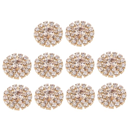 VILLCASE 10 Stück Robuste Legierung mit Funkelnden Strasssteinen für Diy Haaraccessoires Einfach zu Installierendes Schmuckzubehör für Partys und Alltag VILLCASE 10 Stück Robuste Legierung mit Funkelnden Strasssteinen für Diy Haaraccessoires Einfach zu Installierendes Schmuckzubehör für Partys und Alltag von VILLCASE