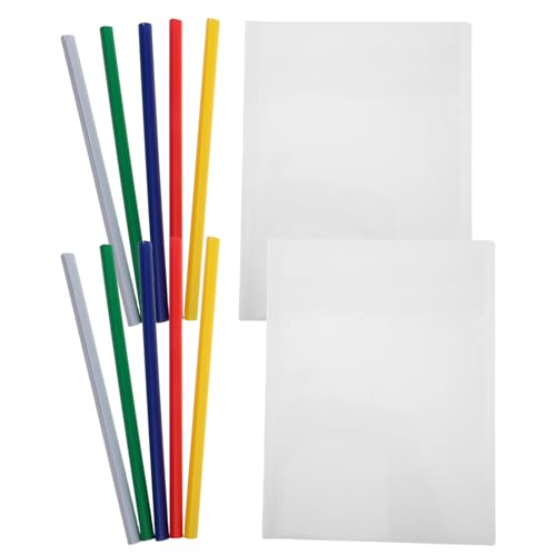 VILLCASE 10 Stück Teiliges Kunststoff Ordner mit Schiebe Stangen Transparente Dokumentenmappe für Büro und Schule Vielseitig Einsetzbar Robust und Langlebig VILLCASE 10 Stück Teiliges Kunststoff Ordner mit Schiebe Stangen Transparente Dokumentenmappe für Büro und Schule Vielseitig Einsetzbar Robust und Langlebig von VILLCASE