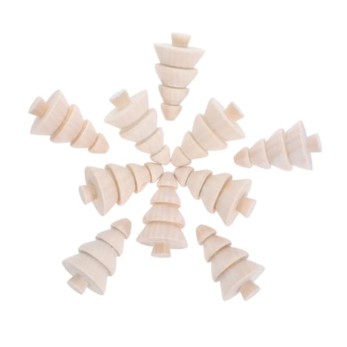 VILLCASE 10 Stück Teiliges Mini Holz Weihnachtsbäume Unlackiert Vierlagig Kleine Holzdeko Für DIY Bastelbedarf Desktop Xmas Ornament Mikrolandschaft Zubehör VILLCASE 10 Stück Teiliges Mini Holz Weihnachtsbäume Unlackiert Vierlagig Kleine Holzdeko Für DIY Bastelbedarf Desktop Xmas Ornament Mikrolandschaft Zubehör von VILLCASE