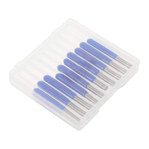 VILLCASE 10 Stück Teiliges V nut Cnc Fräser Set aus Wolframstahl Präzise Flachfräser für Holzgravur und Schnitzerei Scharfe Spitze für Exaktes Gravieren von Kunststoff Sperrholz und VILLCASE 10 Stück Teiliges V nut Cnc Fräser Set aus Wolframstahl Präzise Flachfräser für Holzgravur und Schnitzerei Scharfe Spitze für Exaktes Gravieren von Kunststoff Sperrholz und von VILLCASE