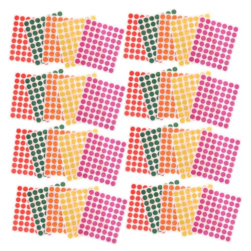 VILLCASE 100 Blatt Bunte Runde Klebepunkte Farbige Aufkleber für Paketversiegelung Inventarorganisation Büro Schule DIY mit Beschreibbarer Oberfläche Handlich und Vielseitig Einsetzbar VILLCASE 100 Blatt Bunte Runde Klebepunkte Farbige Aufkleber für Paketversiegelung Inventarorganisation Büro Schule DIY mit Beschreibbarer Oberfläche Handlich und Vielseitig Einsetzbar von VILLCASE