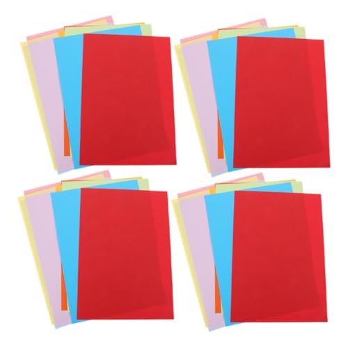 VILLCASE 100 Blatt Leichtes Doppelseitiges Papier für Origami und Bastelprojekte Bunte Druckpapiere für Büro und Kreative Anwendungen von VILLCASE