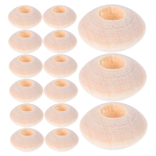 VILLCASE 100 Stück Flache Rondelle Holz Perlen Große Schmuck Spacer Perlen Naturbelassen zum Bemalen für DIY Armbänder Halsketten und Bastelprojekte VILLCASE 100 Stück Flache Rondelle Holz Perlen Große Schmuck Spacer Perlen Naturbelassen zum Bemalen für DIY Armbänder Halsketten und Bastelprojekte von VILLCASE