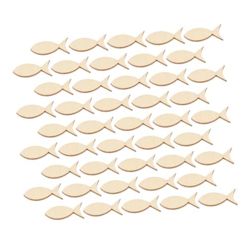 VILLCASE 100 Stück Holzdekorationsblatt Fischschulornament Aus Holz Holztiere Zum Bemalen Tierische Holzausschnitte Fischausschnitt Diy -handwerk Fischhandwerk Beige Buchsbaum VILLCASE 100 Stück Holzdekorationsblatt Fischschulornament Aus Holz Holztiere Zum Bemalen Tierische Holzausschnitte Fischausschnitt Diy -handwerk Fischhandwerk Beige Buchsbaum von VILLCASE