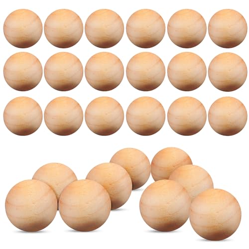VILLCASE 100 Stück Holzkugeln, 12 mm, runde Kugeln aus Naturholz, unfertig, rund, für kreatives Hobby, Holzperlen ohne Loch für Dekorationen und DIY-Projekte und für Weihnachtshandwerk VILLCASE 100 Stück Holzkugeln, 12 mm, runde Kugeln aus Naturholz, unfertig, rund, für kreatives Hobby, Holzperlen ohne Loch für Dekorationen und DIY-Projekte und für Weihnachtshandwerk von VILLCASE