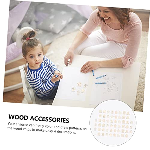 VILLCASE 100 Stück Holzscheiben Hausform DIY Holzplättchen Basteln Holzhäuser Bemalen Bastelset Dekorative Holzornamente Handgefertigte Holzchips für Kindergarten und Familienaktivitäten VILLCASE 100 Stück Holzscheiben Hausform DIY Holzplättchen Basteln Holzhäuser Bemalen Bastelset Dekorative Holzornamente Handgefertigte Holzchips für Kindergarten und Familienaktivitäten von VILLCASE