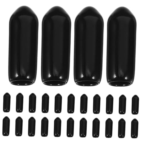 VILLCASE 100 Stück Kabelschutzkappe Schraubenabdeckungen Schwarze Schraubkappen Schraubengewindeschutz Gummispitzen Unterlegscheiben Für Schrauben Ersatz-gummiabdeckungen Pvc Black VILLCASE 100 Stück Kabelschutzkappe Schraubenabdeckungen Schwarze Schraubkappen Schraubengewindeschutz Gummispitzen Unterlegscheiben Für Schrauben Ersatz-gummiabdeckungen Pvc Black von VILLCASE