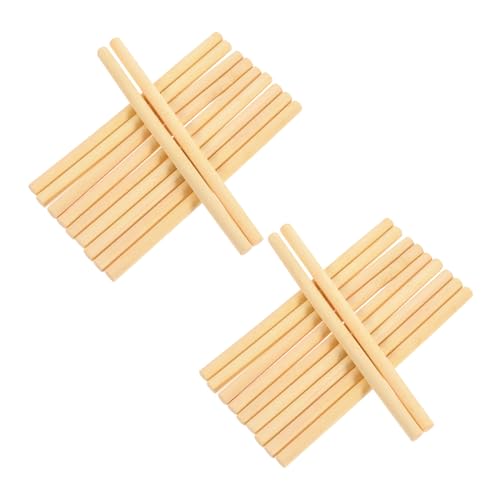 VILLCASE 100 Stück Kleine Tapestry Holzstäbe Lang Handpolierte DIY Bastelstäbe für Wanddekoration Mini Tapestry Stäbe und Blumenkorb Zubehör Langlebiges Naturholz für Handwerk VILLCASE 100 Stück Kleine Tapestry Holzstäbe Lang Handpolierte DIY Bastelstäbe für Wanddekoration Mini Tapestry Stäbe und Blumenkorb Zubehör Langlebiges Naturholz für Handwerk von VILLCASE