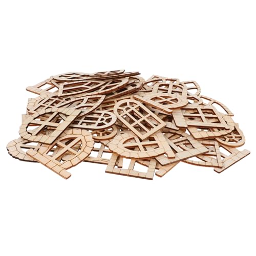 VILLCASE 100 Stück Mini Holz Feentüren DIY Naturholz Garten Baumtür Zubehör für Feengarten Dekoration Einfache Montage Kreative Gartenverzierung VILLCASE 100 Stück Mini Holz Feentüren DIY Naturholz Garten Baumtür Zubehör für Feengarten Dekoration Einfache Montage Kreative Gartenverzierung von VILLCASE