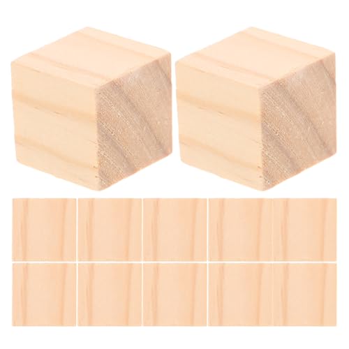 VILLCASE 100 Stück Natürliche Holzwürfel Glatte Splintfreie Holzblöcke für Diy Basteln Stapeln und Pädagogische Aktivitäten Vielseitig für Zuhause Schule und Büro VILLCASE 100 Stück Natürliche Holzwürfel Glatte Splintfreie Holzblöcke für Diy Basteln Stapeln und Pädagogische Aktivitäten Vielseitig für Zuhause Schule und Büro von VILLCASE