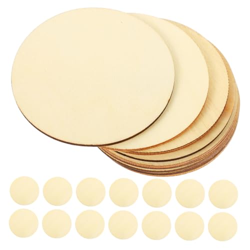 VILLCASE 100 Stück Naturholz Scheiben Rund Unbehandelt Für DIY Basteln Gravur Malerei Holzdeko Kreative Projekte Multifunktionale Holzornamente Rustikale Holzrundschilder VILLCASE 100 Stück Naturholz Scheiben Rund Unbehandelt Für DIY Basteln Gravur Malerei Holzdeko Kreative Projekte Multifunktionale Holzornamente Rustikale Holzrundschilder von VILLCASE