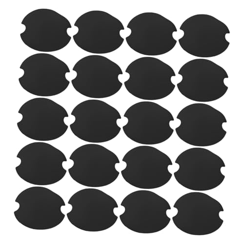 VILLCASE 100 Stück Schwarze Kunststoff Ringhalter Karten Runde Schmuck Organizer Stabile Präsentationsplatten für Ringaufbewahrung Vielseitig Einsetzbar für Schmuckvitrinen und VILLCASE 100 Stück Schwarze Kunststoff Ringhalter Karten Runde Schmuck Organizer Stabile Präsentationsplatten für Ringaufbewahrung Vielseitig Einsetzbar für Schmuckvitrinen und von VILLCASE