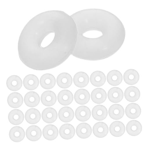 VILLCASE 100 Stück Silikon ring Stopper Perlen Transparente Antirutsch gummi ringe Armband Halsketten positionierer Einstellbar Antifriction DIY Schmuckzubehör VILLCASE 100 Stück Silikon ring Stopper Perlen Transparente Antirutsch gummi ringe Armband Halsketten positionierer Einstellbar Antifriction DIY Schmuckzubehör von VILLCASE