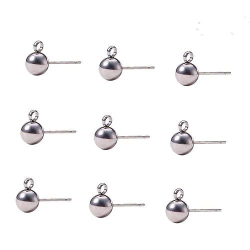 VILLCASE 100 Stück Teiliges DIY Ohrring Ohrstecker mit Ohrstoppern aus für Schmuckherstellung Ohrringe Selber Machen Ohrschmuck Zubehör VILLCASE 100 Stück Teiliges DIY Ohrring Ohrstecker mit Ohrstoppern aus für Schmuckherstellung Ohrringe Selber Machen Ohrschmuck Zubehör von VILLCASE