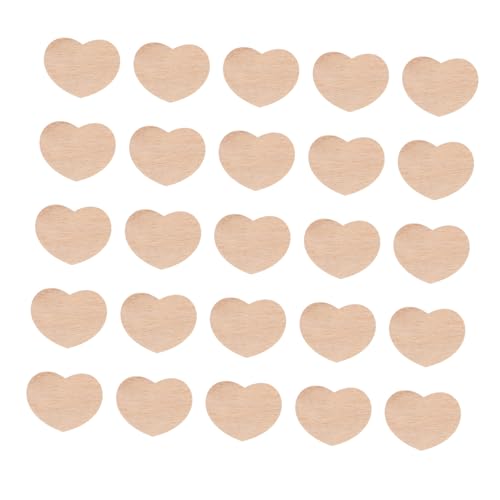 VILLCASE 100 Stück Unlackierte Herzförmige Holzscheiben für Diy Hochzeitsgastbuch Tags und Valentinstags Dekorationen Rustikale Holzornamente VILLCASE 100 Stück Unlackierte Herzförmige Holzscheiben für Diy Hochzeitsgastbuch Tags und Valentinstags Dekorationen Rustikale Holzornamente von VILLCASE