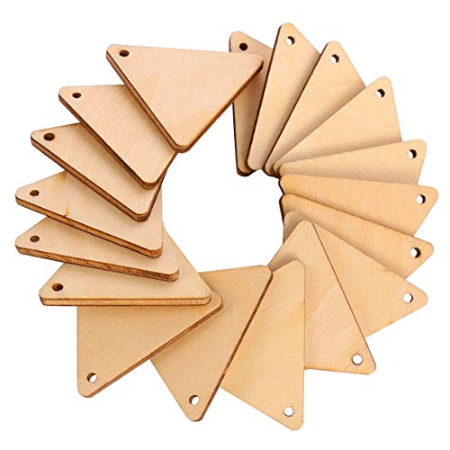 VILLCASE 100 Stück perforierte dreieckige Holzverkleidung dekoration bescherung weihnachten decor Fliesen Ornamente zum Basteln bastelset handgemachtes Etikett Bastelzubehör selber machen VILLCASE 100 Stück perforierte dreieckige Holzverkleidung dekoration bescherung weihnachten decor Fliesen Ornamente zum Basteln bastelset handgemachtes Etikett Bastelzubehör selber machen von VILLCASE