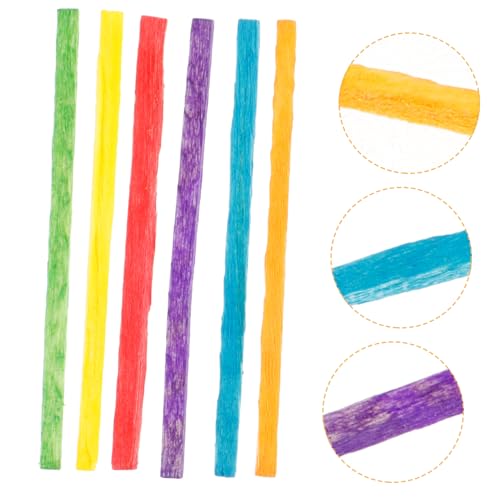 VILLCASE 1000 Stück Bunte Holzstäbchen für Bastelarbeiten für Diy Projekte Klassenzimmer und Partys und Leicht Duftend VILLCASE 1000 Stück Bunte Holzstäbchen für Bastelarbeiten für Diy Projekte Klassenzimmer und Partys und Leicht Duftend von VILLCASE