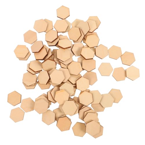 VILLCASE 100Stück Sechseckige Holzformen Buchenholz DIY Bastelornamente Für Hochzeiten Geburtstagsfeiern Und Weihnachten Natürliche Holzdekorationen VILLCASE 100Stück Sechseckige Holzformen Buchenholz DIY Bastelornamente Für Hochzeiten Geburtstagsfeiern Und Weihnachten Natürliche Holzdekorationen von VILLCASE