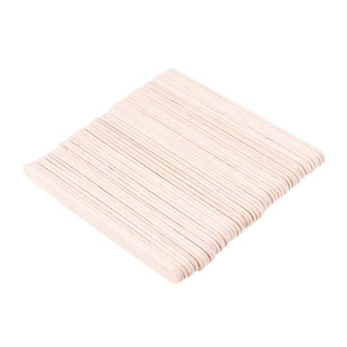 VILLCASE 100Stücke Holz Eisstangen Zungenspatel für DIY Bastelprojekte Ungewachst für Erwachsene Glatte Oberfläche ohne Splitter VILLCASE 100Stücke Holz Eisstangen Zungenspatel für DIY Bastelprojekte Ungewachst für Erwachsene Glatte Oberfläche ohne Splitter von VILLCASE