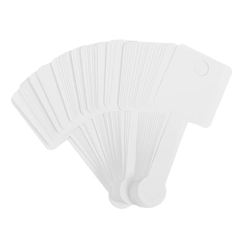 VILLCASE 100Stücke Selbstklebende Schmuckverpackungskarten Weiße Display Etiketten für Halsketten und Armbänder Einfache Anwendung für und Bastelprojekte Design VILLCASE 100Stücke Selbstklebende Schmuckverpackungskarten Weiße Display Etiketten für Halsketten und Armbänder Einfache Anwendung für und Bastelprojekte Design von VILLCASE