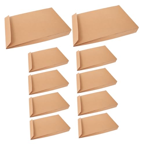 VILLCASE 10Stücke Versandtaschen aus Kraftpapier mit Klebeverschluss Doppelseitigem Kleber für Dokumente Kleidung und Kleine Pakete Vielseitig Einsetzbar und Blickdicht VILLCASE 10Stücke Versandtaschen aus Kraftpapier mit Klebeverschluss Doppelseitigem Kleber für Dokumente Kleidung und Kleine Pakete Vielseitig Einsetzbar und Blickdicht von VILLCASE