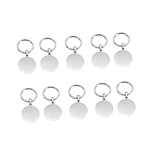 VILLCASE 10er Set Runde Metall Schlüsselanhänger Mit Leerem Etikett Vielseitige Schlüsselringe Für Und DIY Perfekt Für Hochzeiten Veranstaltungen Und Persönliche Anlässe VILLCASE 10er Set Runde Metall Schlüsselanhänger Mit Leerem Etikett Vielseitige Schlüsselringe Für Und DIY Perfekt Für Hochzeiten Veranstaltungen Und Persönliche Anlässe von VILLCASE