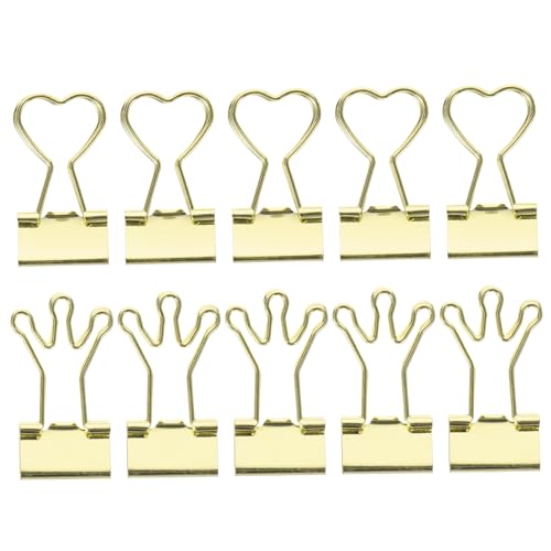 VILLCASE 10stücke Kleine Metallklammern Kleine Geldscheinclips Büroklammern Aus Metall Verschiedene Büroklammern Heftklammern Für Akten Und Notizen VILLCASE 10stücke Kleine Metallklammern Kleine Geldscheinclips Büroklammern Aus Metall Verschiedene Büroklammern Heftklammern Für Akten Und Notizen von VILLCASE