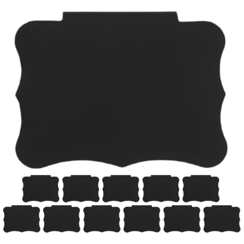 VILLCASE 12 Stück Abwischbare PVC Etikettenclips für Aufbewahrungskörbe Abnehmbare Beschriftungslösungen für Küche und Wäscheorganisation von VILLCASE