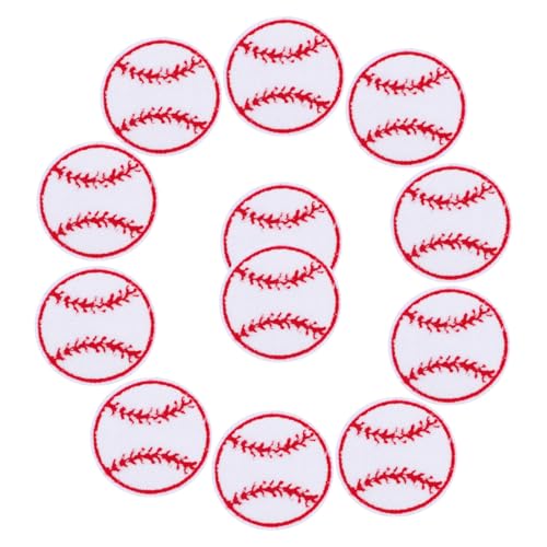 VILLCASE 12 Stück Baseball Stoffetiketten Bestickte Aufnäher Jackenaufnäher Sportball Aufnäher Mantelaufnäher Für Den Täglichen Gebrauch Dekorative Aufnäher Dekorative VILLCASE 12 Stück Baseball Stoffetiketten Bestickte Aufnäher Jackenaufnäher Sportball Aufnäher Mantelaufnäher Für Den Täglichen Gebrauch Dekorative Aufnäher Dekorative von VILLCASE