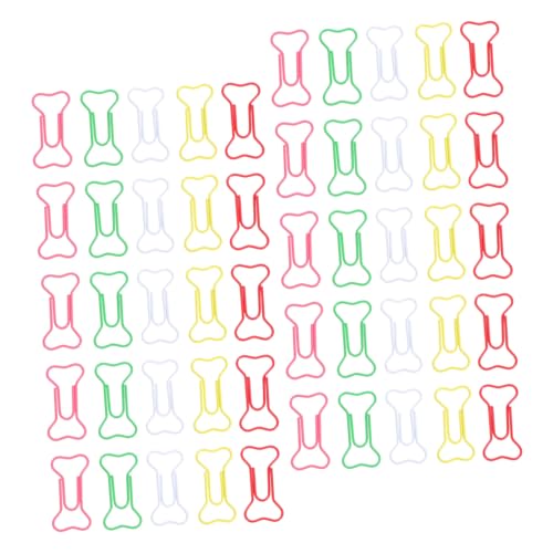 VILLCASE 120 Stück Teiliges Bunte Metall Büroklammern in Knochenform Lustige und Kreative Hundeknochen Lesezeichenclips für Büro Schule Dokumentenorganisation Stabile und Leichte VILLCASE 120 Stück Teiliges Bunte Metall Büroklammern in Knochenform Lustige und Kreative Hundeknochen Lesezeichenclips für Büro Schule Dokumentenorganisation Stabile und Leichte von VILLCASE