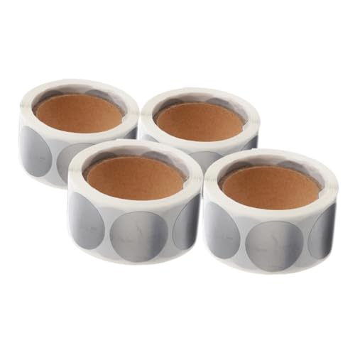 VILLCASE 1200 Stück Kratzen Sie selbst klebendes Papier Rundkreiskleber Aufkleber Selbstkleberkratzer -Aufkleber Handwerksbedarf Kreisaufkleberpunkt selbstklebendes Papier Silber VILLCASE 1200 Stück Kratzen Sie selbst klebendes Papier Rundkreiskleber Aufkleber Selbstkleberkratzer -Aufkleber Handwerksbedarf Kreisaufkleberpunkt selbstklebendes Papier Silber von VILLCASE