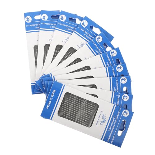 VILLCASE 120st Blinde Nadel Nähnadeln Bastelnadeln Stumpfe Nähnadel Sticknadel Nadeleinfädler Große Öhr Nadel Nähzubehör Kleidung Große Einfädelnadel Webnadel Silver Rostfreier Stahl VILLCASE 120st Blinde Nadel Nähnadeln Bastelnadeln Stumpfe Nähnadel Sticknadel Nadeleinfädler Große Öhr Nadel Nähzubehör Kleidung Große Einfädelnadel Webnadel Silver Rostfreier Stahl von VILLCASE
