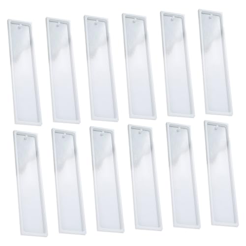 VILLCASE 12st Lesezeichenform Zierleisten Schimmel Für Diy Epoxidform Harzform Für Lesezeichen Silikonform Schmuckformen Aus Epoxidharz Ornamentform Getrocknete Blumen Schablone Kieselgel VILLCASE 12st Lesezeichenform Zierleisten Schimmel Für Diy Epoxidform Harzform Für Lesezeichen Silikonform Schmuckformen Aus Epoxidharz Ornamentform Getrocknete Blumen Schablone Kieselgel von VILLCASE