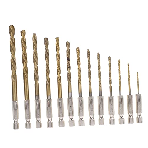 VILLCASE 13 Stück Bohrer-set Mauerwerk Twist Bohrer Aus Zement Betonbohrer Ziegelbohrer Sechskant-spiralbohrer Mehrzweck-spiralbohrer Verdrehte Bohrer Stahl VILLCASE 13 Stück Bohrer-set Mauerwerk Twist Bohrer Aus Zement Betonbohrer Ziegelbohrer Sechskant-spiralbohrer Mehrzweck-spiralbohrer Verdrehte Bohrer Stahl von VILLCASE