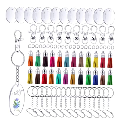 VILLCASE 144 Stk. Schlüsselanhänger aus Acryl DIY Schlüsselanhänger Zubehör Stifte schlüsselband rohlinge Schlüsselanhänger Rohlinge leere Schlüsselanhänger Schlüsselbundringe Legierung VILLCASE 144 Stk. Schlüsselanhänger aus Acryl DIY Schlüsselanhänger Zubehör Stifte schlüsselband rohlinge Schlüsselanhänger Rohlinge leere Schlüsselanhänger Schlüsselbundringe Legierung von VILLCASE