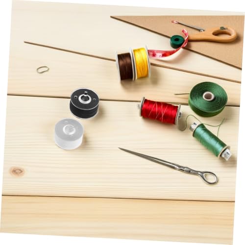 VILLCASE 144 Stück Teiliges Polyester Stickgarn mit Vorgewickelten Spulen Langlebig und Farbecht Reibungslose Fadenspulen für Näh Stickmaschinen für DIY Handarbeiten und Haushalt von VILLCASE