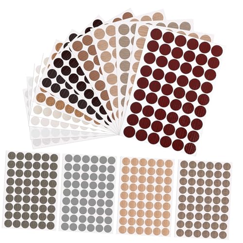 VILLCASE 15 Blatt Farben PVC Möbel Schraubenabdeckungen Selbstklebend Möbel Loch Abdeckkappen Schraubenloch Sticker für Bohrlöcher Möbeldekor Schutzkappen für Reparatur VILLCASE 15 Blatt Farben PVC Möbel Schraubenabdeckungen Selbstklebend Möbel Loch Abdeckkappen Schraubenloch Sticker für Bohrlöcher Möbeldekor Schutzkappen für Reparatur von VILLCASE