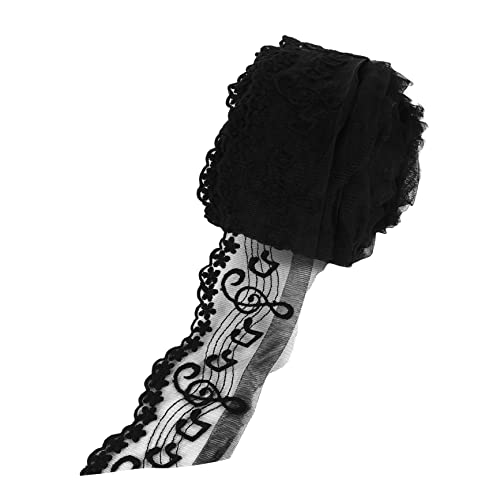 VILLCASE 15 Musikspitze Bestickt Gefälscht Stoff Bolzen Dekorationen Stickerei Schnürsenkel Rand Blumenband Basteln Trimmen Kleid Weißes Band Schwarz Transparent Grenze Dekorativ Für Black VILLCASE 15 Musikspitze Bestickt Gefälscht Stoff Bolzen Dekorationen Stickerei Schnürsenkel Rand Blumenband Basteln Trimmen Kleid Weißes Band Schwarz Transparent Grenze Dekorativ Für Black von VILLCASE