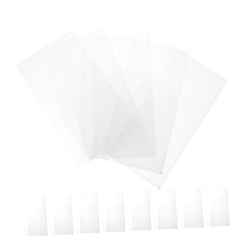 VILLCASE 15 Stück Klarsichttaschen mit Löchern Wasserdichte Dokumentenaufbewahrung für Fotos Flexibles Design für Einfachen und Organisation von VILLCASE