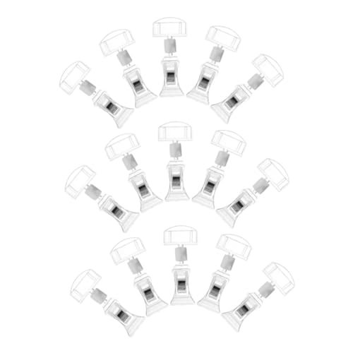 VILLCASE 15 Stück Teiliges Transparente Drehbare Werbe und Preisschildhalter für Supermärkte und Einzelhandel Doppelseitig Verwendbare Clip Kartenhalter für Flexible Verkaufsbeschilderung VILLCASE 15 Stück Teiliges Transparente Drehbare Werbe und Preisschildhalter für Supermärkte und Einzelhandel Doppelseitig Verwendbare Clip Kartenhalter für Flexible Verkaufsbeschilderung von VILLCASE