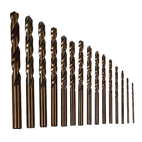 VILLCASE 15-teiliges Set Hochgeschwindigkeitsstahlstrang Schwer Metrisch Schlüssel Betonbohrer Bohrer Aus Gehärtetem Stahl Kleine Metallbohrerbits Bohrer Metall VILLCASE 15-teiliges Set Hochgeschwindigkeitsstahlstrang Schwer Metrisch Schlüssel Betonbohrer Bohrer Aus Gehärtetem Stahl Kleine Metallbohrerbits Bohrer Metall von VILLCASE